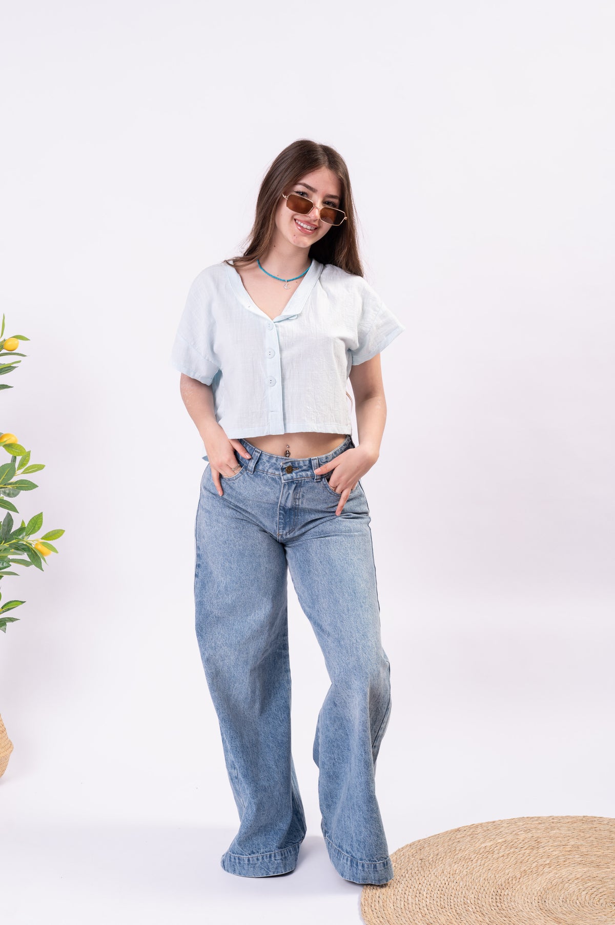 Blusa Slub