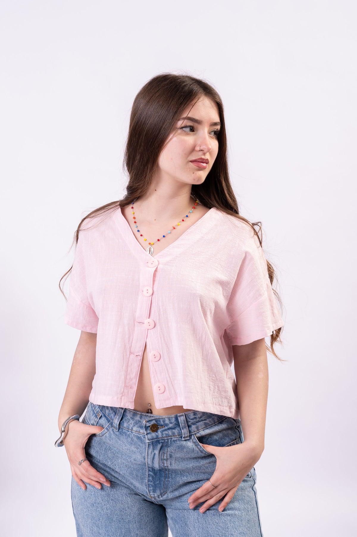 Blusa Slub