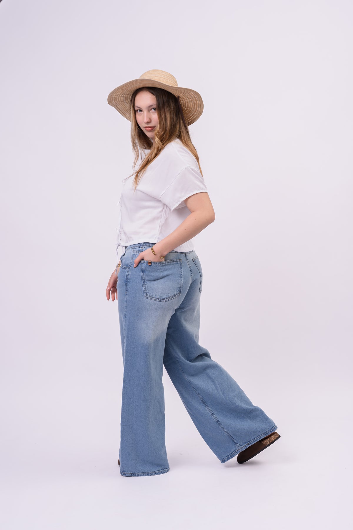 Wide Leg tiro bajo Chicago