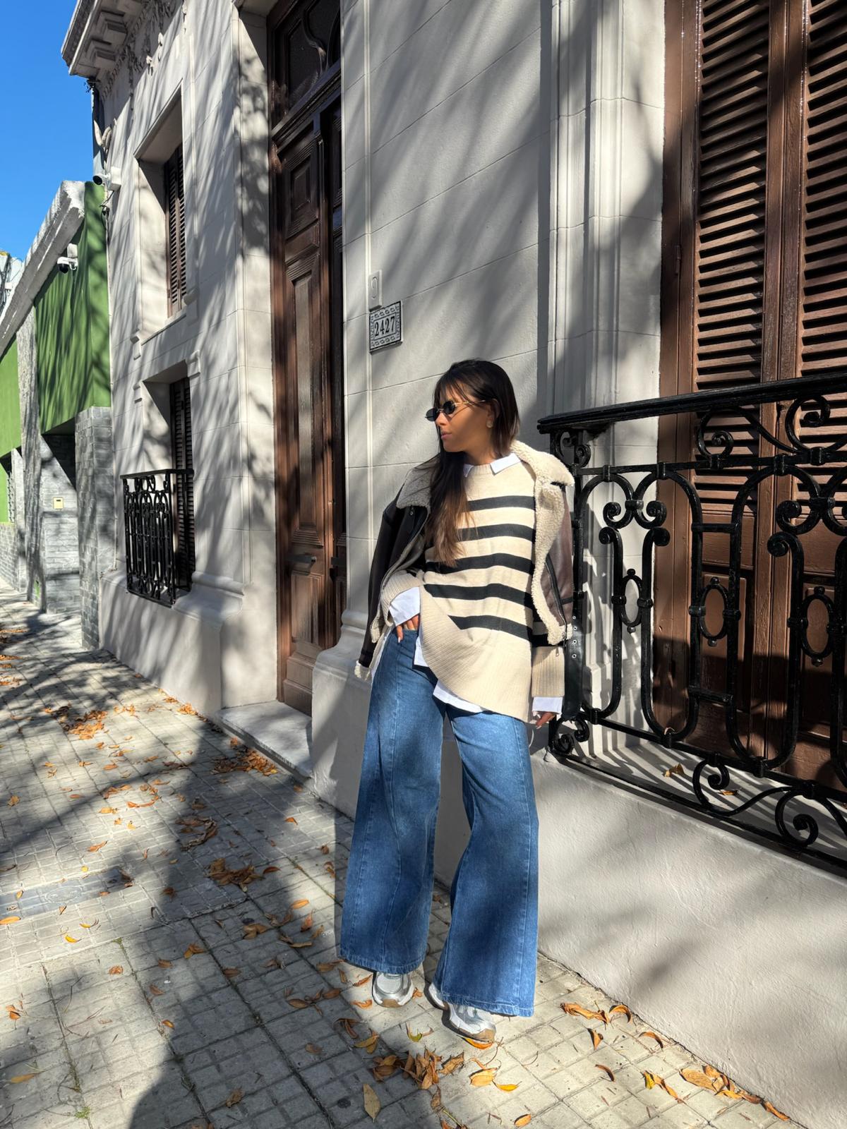 Wide Leg Costura