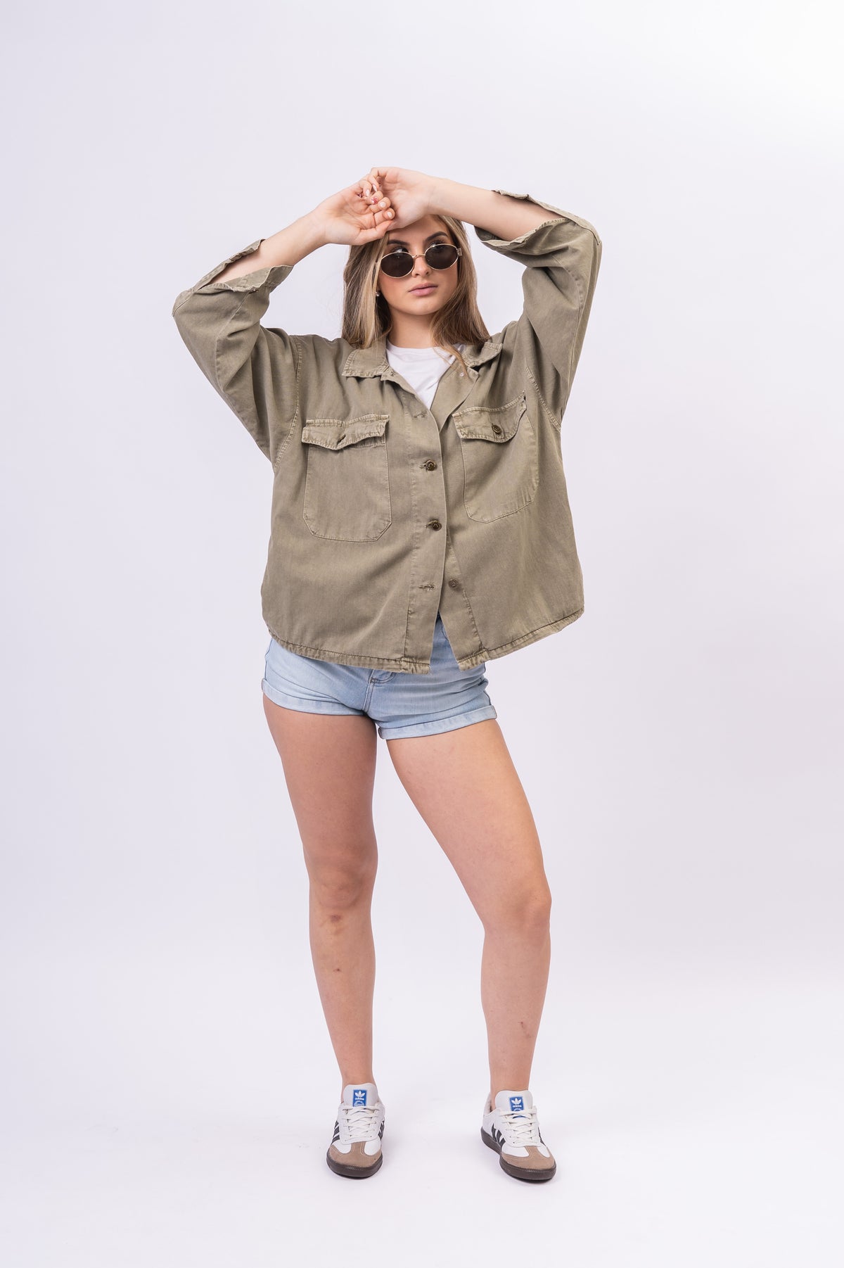 Sobrecamisa Rihanna verde